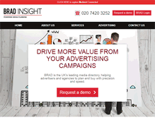 Tablet Screenshot of bradinsight.com